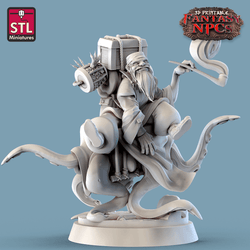 3D Printed STL Miniatures Exotic Pet Vendor Set Fantasy NPC 28mm - 32mm War Gaming D&D (Online Only)