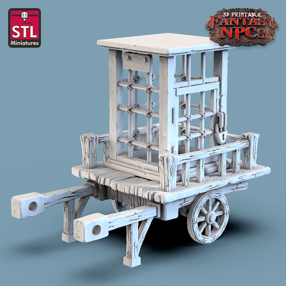 3D Printed STL Miniatures Exotic Pet Vendor Set Fantasy NPC 28mm - 32mm War Gaming D&D (Online Only)