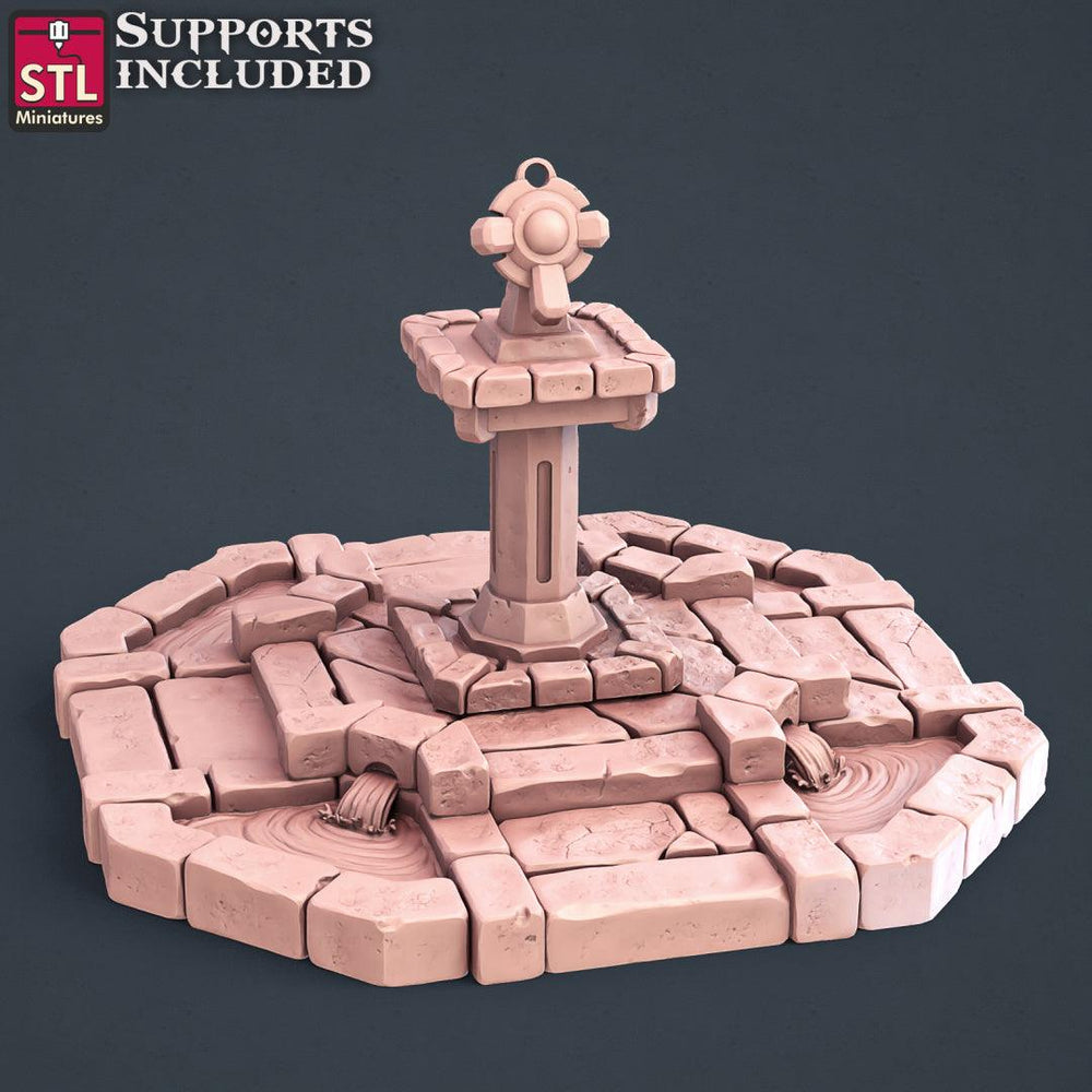 3D Printed STL Miniatures Explorers Set Fantasy NPC 2 | 28 - 32mm War Gaming D&D (Online Only)