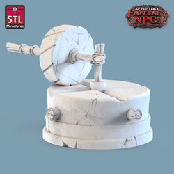3D Printed STL Miniatures Farmer Set Fantasy NPC 28mm - 32mm War Gaming D&D (Online Only)