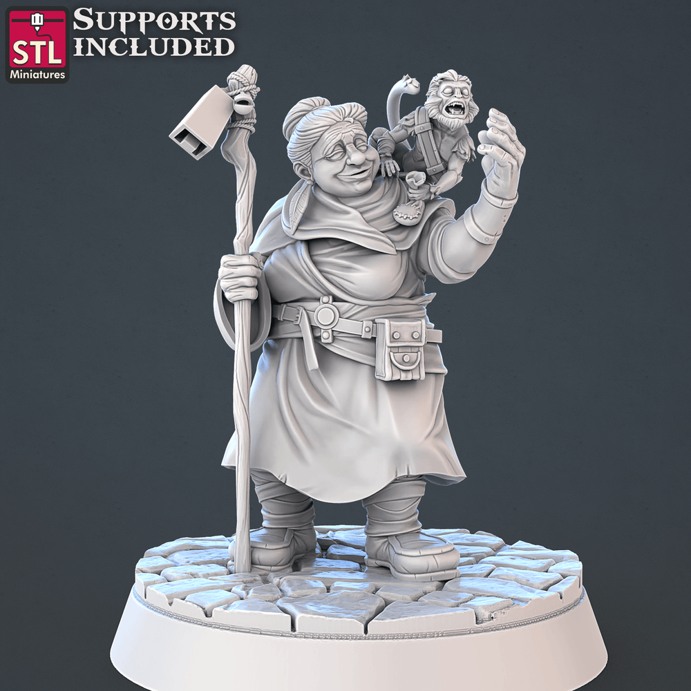 3D Printed STL Miniatures Food Vendors Set 28mm - 32mm War Gaming D&D (Online Only)