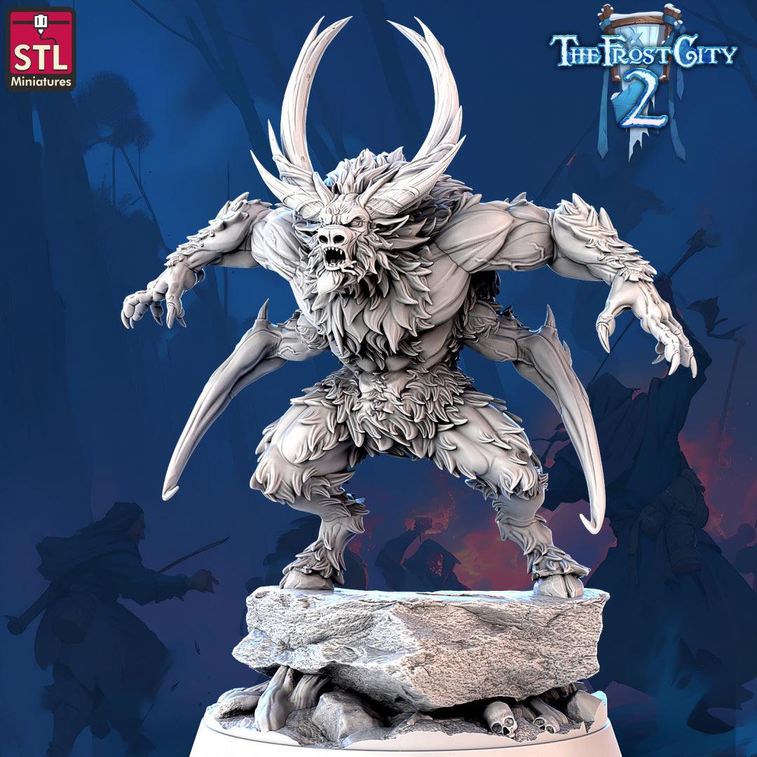 3D Printed STL Miniatures Foulhorn The Frost City 2 28 - 32mm War Gaming D&D (Online Only)