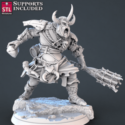 3D Printed STL Miniatures Frost Giants Set | 28 - 32mm War Gaming D&D (Online Only)