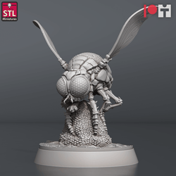 3D Printed STL Miniatures Giant Flies Set 28 - 32mm War Gaming D&D (Online Only)