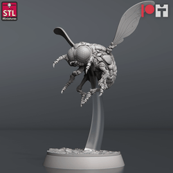3D Printed STL Miniatures Giant Flies Set 28 - 32mm War Gaming D&D (Online Only)