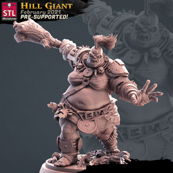 3D Printed STL Miniatures Giants Set 28mm - 32mm War Gaming D&D (Online Only)