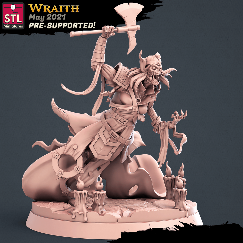 3D Printed STL Miniatures Graveyard Set 28 - 32mm War Gaming D&D (Online Only)