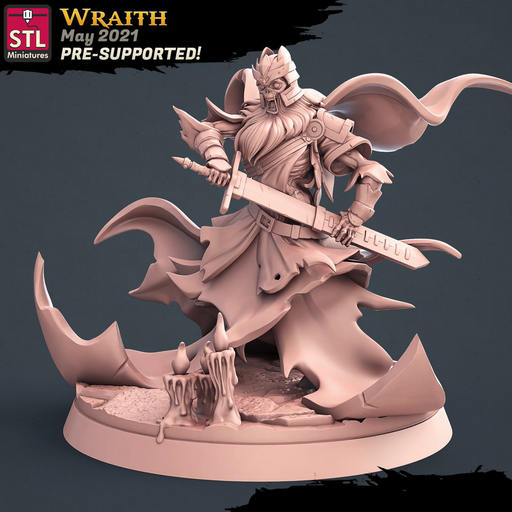 3D Printed STL Miniatures Graveyard Set 28 - 32mm War Gaming D&D (Online Only)