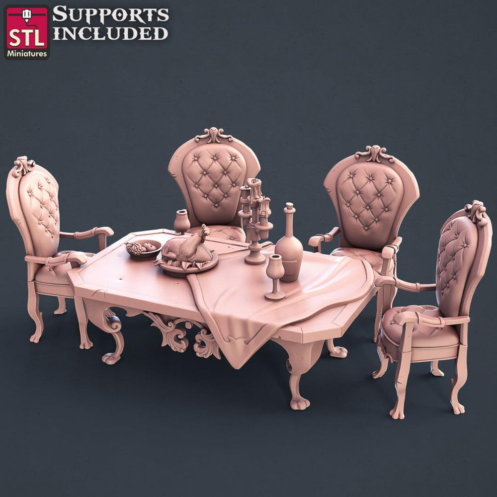 3D Printed STL Miniatures Guild Masters Set 28mm - 32mm War Gaming D&D (Online Only)