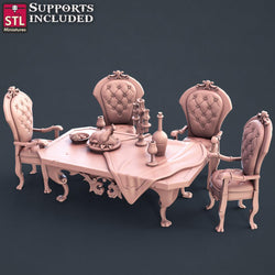 3D Printed STL Miniatures Guild Masters Set 28mm - 32mm War Gaming D&D (Online Only)