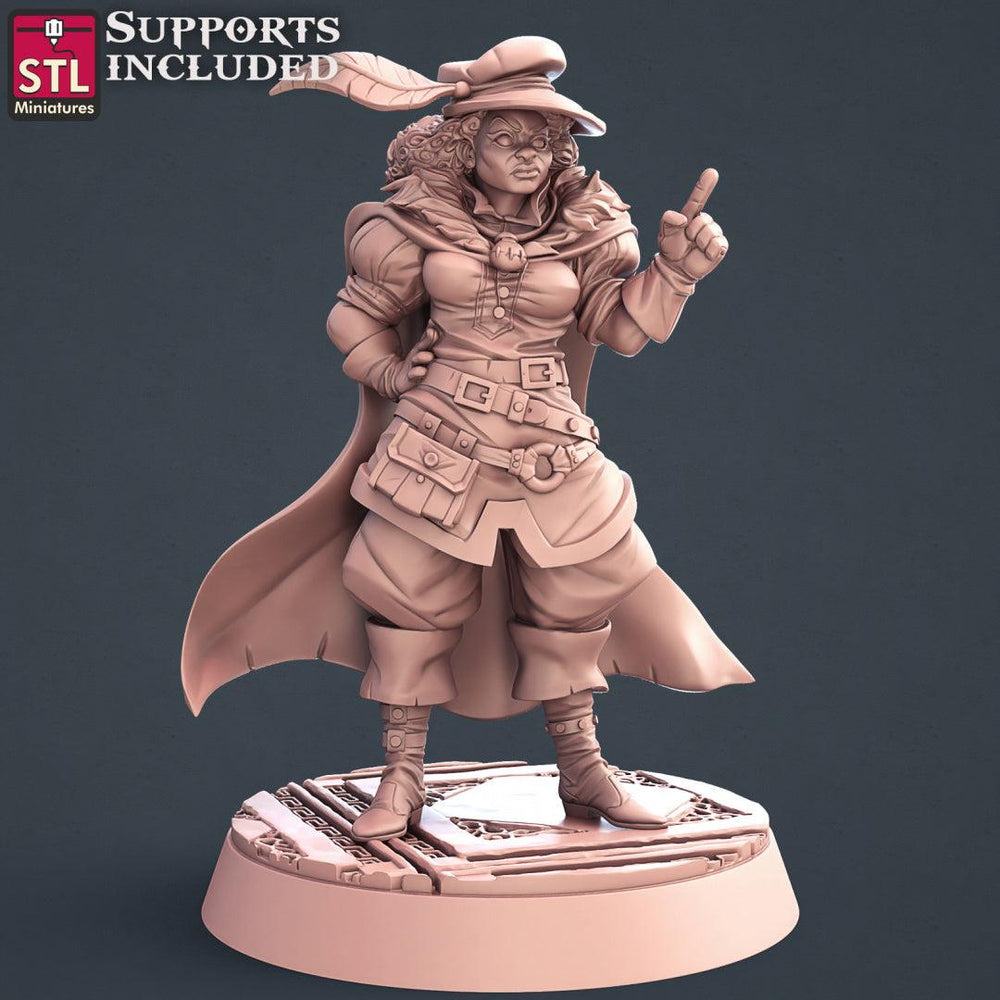 3D Printed STL Miniatures Guild Masters Set 28mm - 32mm War Gaming D&D (Online Only)
