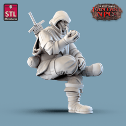 3D Printed STL Miniatures Inn Tavern Set Fantasy NPC 28mm - 32mm War Gaming D&D (Online Only)