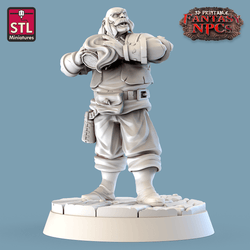 3D Printed STL Miniatures Inn Tavern Set Fantasy NPC 28mm - 32mm War Gaming D&D (Online Only)