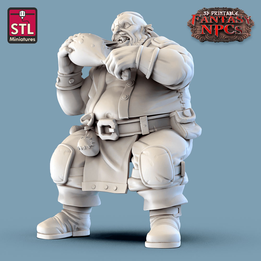 3D Printed STL Miniatures Inn Tavern Set Fantasy NPC 28mm - 32mm War Gaming D&D (Online Only)
