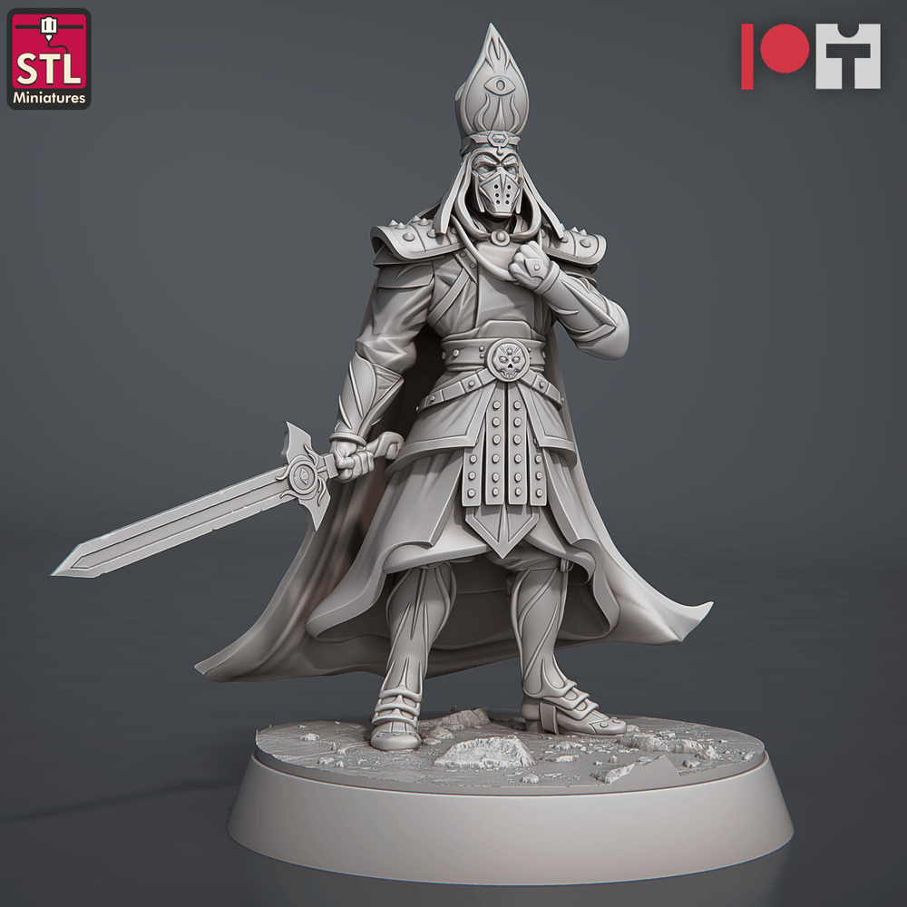 3D Printed STL Miniatures Inquisitors Set 28 - 32mm War Gaming D&D (Online Only)
