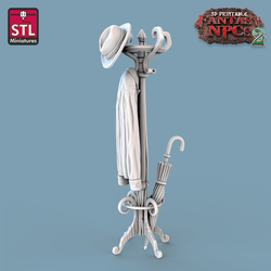 3D Printed STL Miniatures Investigator Set Fantasy NPC 2 | 28 - 32mm War Gaming D&D (Online Only)