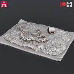 3D Printed STL Miniatures Jail Set 28 - 32mm War Gaming D&D (Online Only)