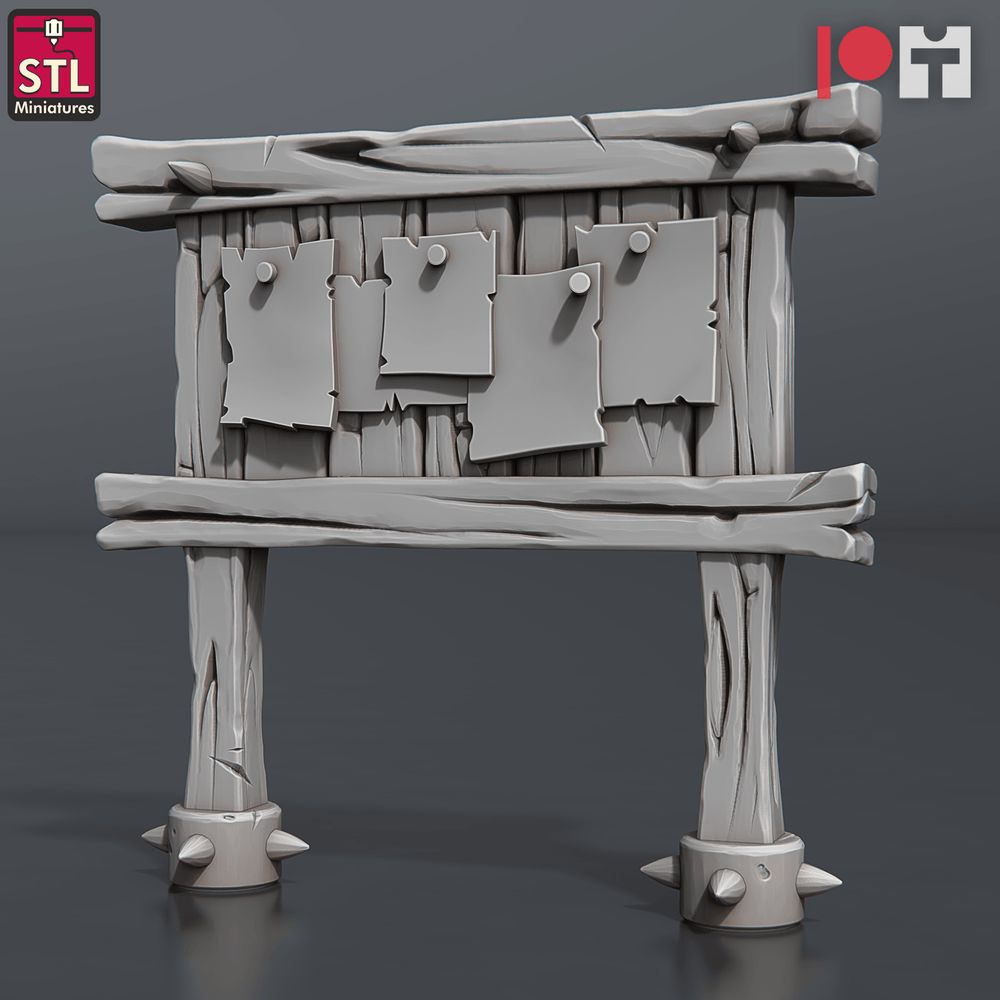3D Printed STL Miniatures Jail Set 28 - 32mm War Gaming D&D (Online Only)
