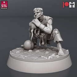 3D Printed STL Miniatures Jail Set 28 - 32mm War Gaming D&D (Online Only)