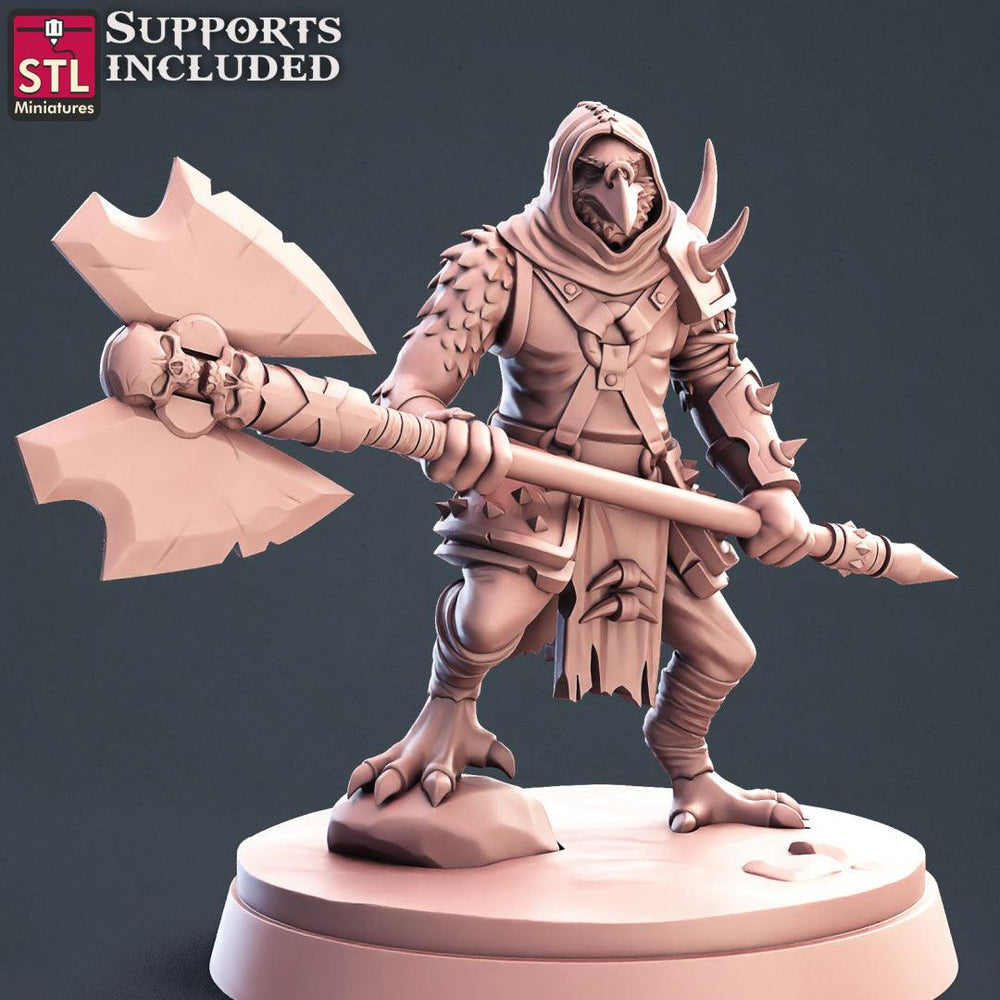 3D Printed STL Miniatures Kenku Set 28 - 32mm War Gaming D&D (Online Only)