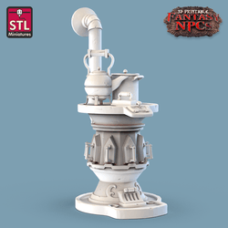 3D Printed STL Miniatures Laundry Set Fantasy NPC 28mm - 32mm War Gaming D&D (Online Only)
