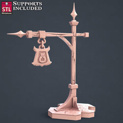 3D Printed STL Miniatures Lender Set Fantasy NPC 2 | 28 - 32mm War Gaming D&D (Online Only)