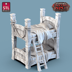 3D Printed STL Miniatures Lighthouse Keeper Set Fantasy NPC 28mm - 32mm War Gaming D&D (Online Only)
