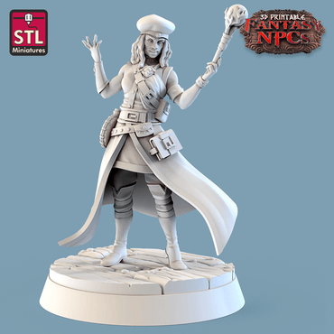 3D Printed STL Miniatures Magic Item Vendor Set Fantasy NPC 28mm - 32mm War Gaming D&D (Online Only)