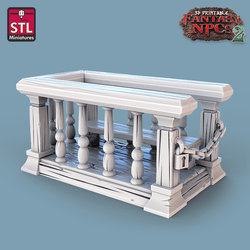 3D Printed STL Miniatures Magistrate Set Fantasy NPC 2 | 28 - 32mm War Gaming D&D (Online Only)