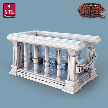 3D Printed STL Miniatures Magistrate Set Fantasy NPC 2 | 28 - 32mm War Gaming D&D (Online Only)