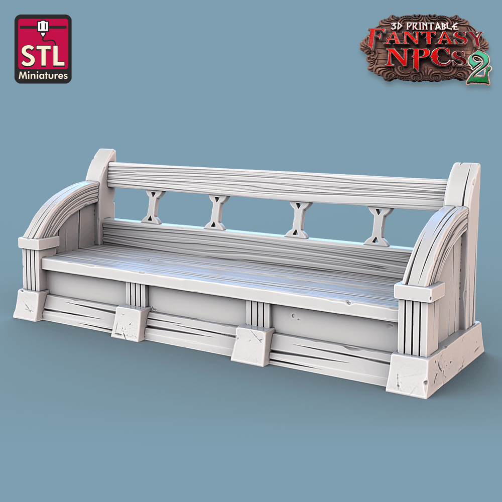 3D Printed STL Miniatures Magistrate Set Fantasy NPC 2 | 28 - 32mm War Gaming D&D (Online Only)