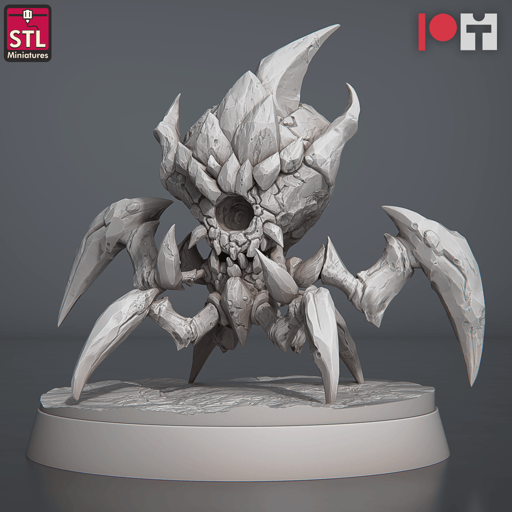 3D Printed STL Miniatures Magmites Hellcrows Set 28 - 32mm War Gaming D&D (Online Only)