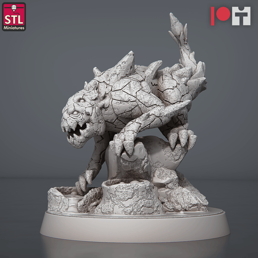 3D Printed STL Miniatures Magmites Hellcrows Set 28 - 32mm War Gaming D&D (Online Only)