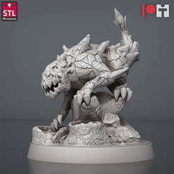 3D Printed STL Miniatures Magmites Hellcrows Set 28 - 32mm War Gaming D&D (Online Only)