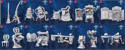 3D Printed STL Miniatures Mimics Set The Frost City 2 28 - 32mm War Gaming D&D (Online Only)