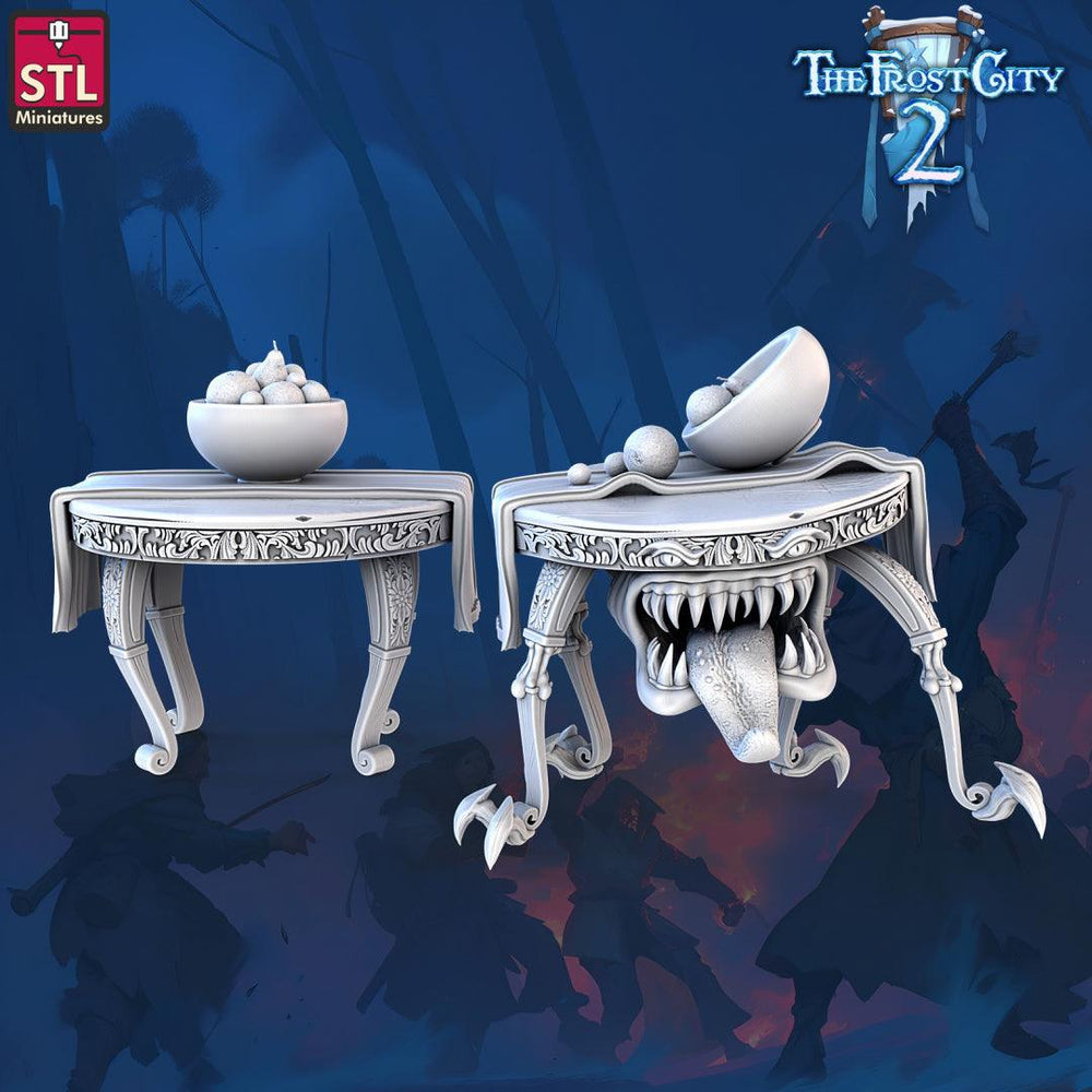 3D Printed STL Miniatures Mimics Set The Frost City 2 28 - 32mm War Gaming D&D (Online Only)