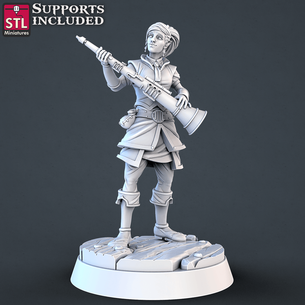 3D Printed STL Miniatures Music Store Set | 28 - 32mm War Gaming D&D (Online Only)