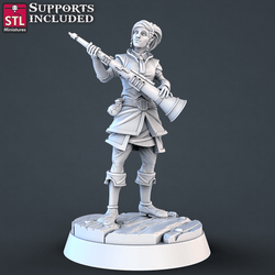 3D Printed STL Miniatures Music Store Set | 28 - 32mm War Gaming D&D (Online Only)