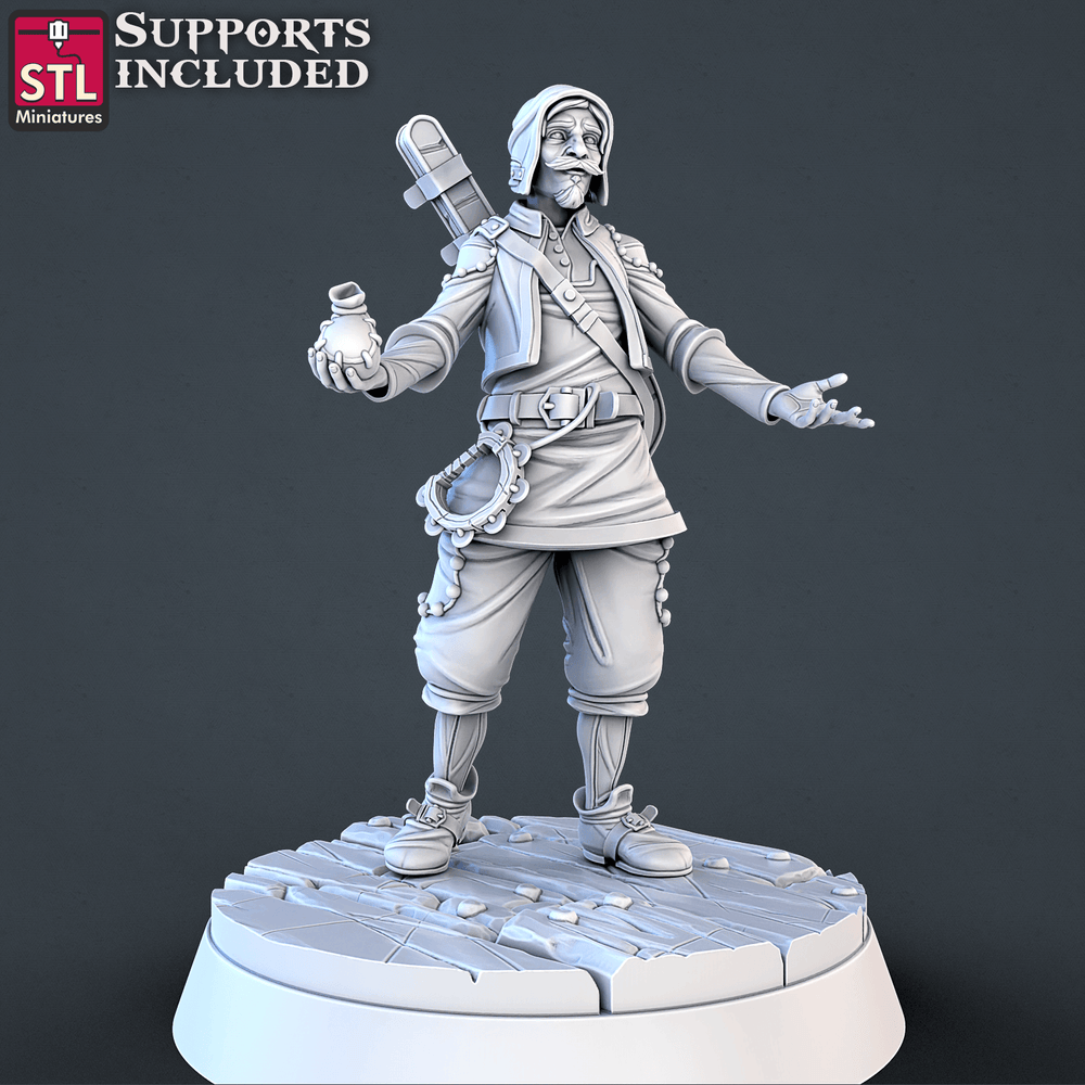 3D Printed STL Miniatures Music Store Set | 28 - 32mm War Gaming D&D (Online Only)