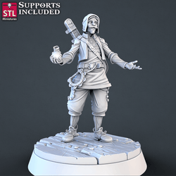 3D Printed STL Miniatures Music Store Set | 28 - 32mm War Gaming D&D (Online Only)