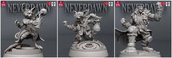 3D Printed STL Miniatures Neverdawn Stein Gang 28 - 32mm War Gaming D&D (Online Only)