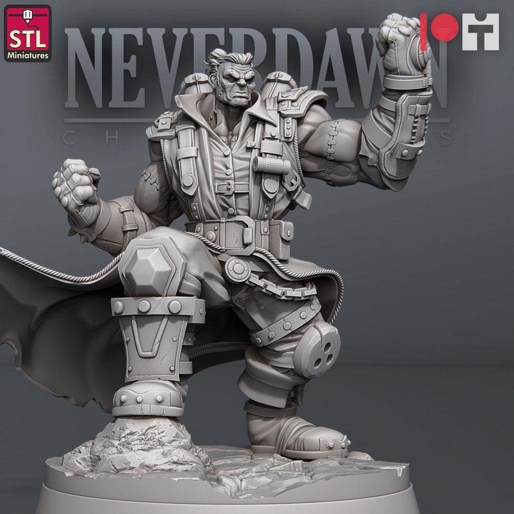 3D Printed STL Miniatures Neverdawn Stein Gang 28 - 32mm War Gaming D&D (Online Only)