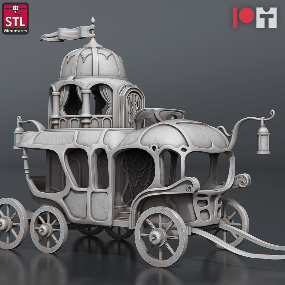 3D Printed STL Miniatures Nobles Set 28 - 32mm War Gaming D&D (Online Only)