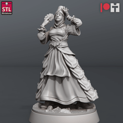 3D Printed STL Miniatures Nobles Set 28 - 32mm War Gaming D&D (Online Only)