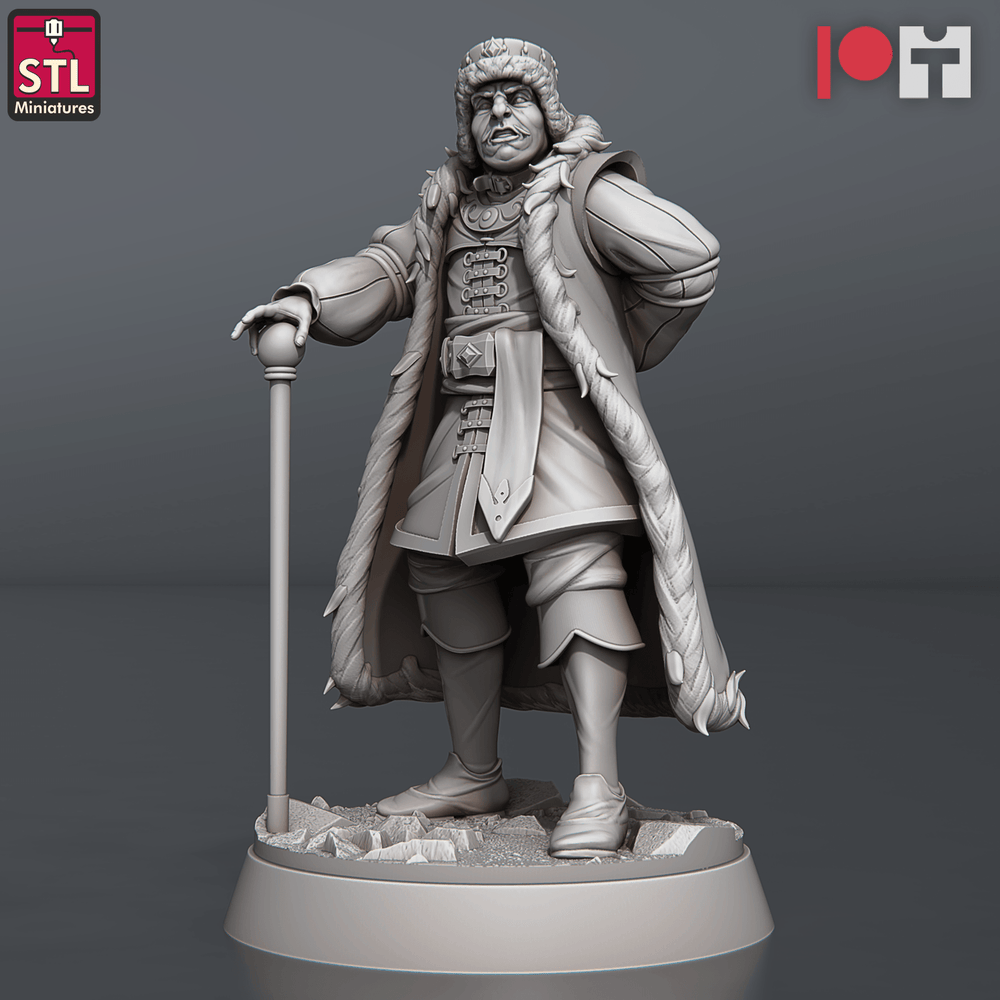 3D Printed STL Miniatures Nobles Set 28 - 32mm War Gaming D&D (Online Only)