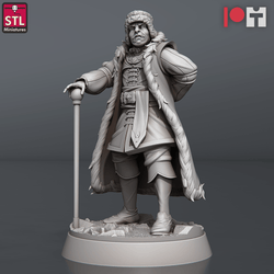 3D Printed STL Miniatures Nobles Set 28 - 32mm War Gaming D&D (Online Only)