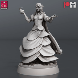 3D Printed STL Miniatures Nobles Set 28 - 32mm War Gaming D&D (Online Only)