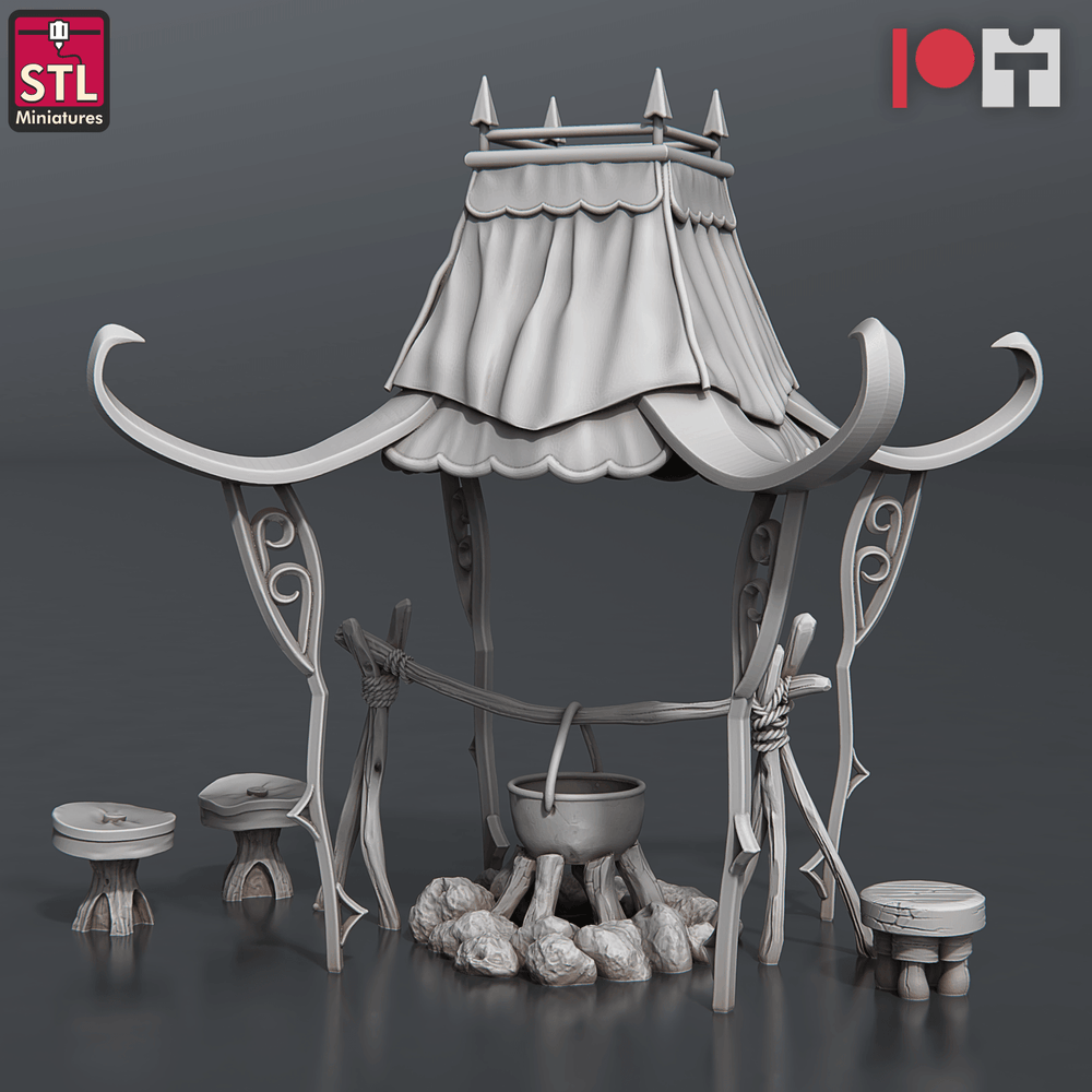 3D Printed STL Miniatures Nobles Set 28 - 32mm War Gaming D&D (Online Only)