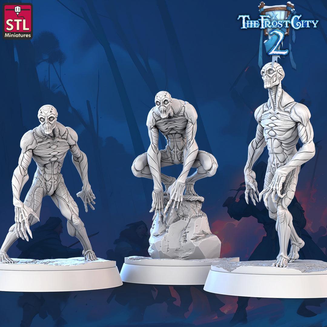 3D Printed STL Miniatures Nullmens The Frost City 2 28 - 32mm War Gaming D&D (Online Only)