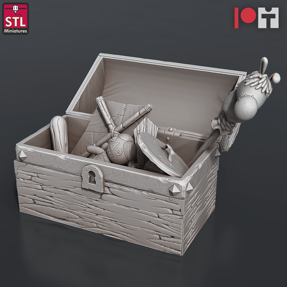 3D Printed STL Miniatures Orphanage Set 28 - 32mm War Gaming D&D (Online Only)